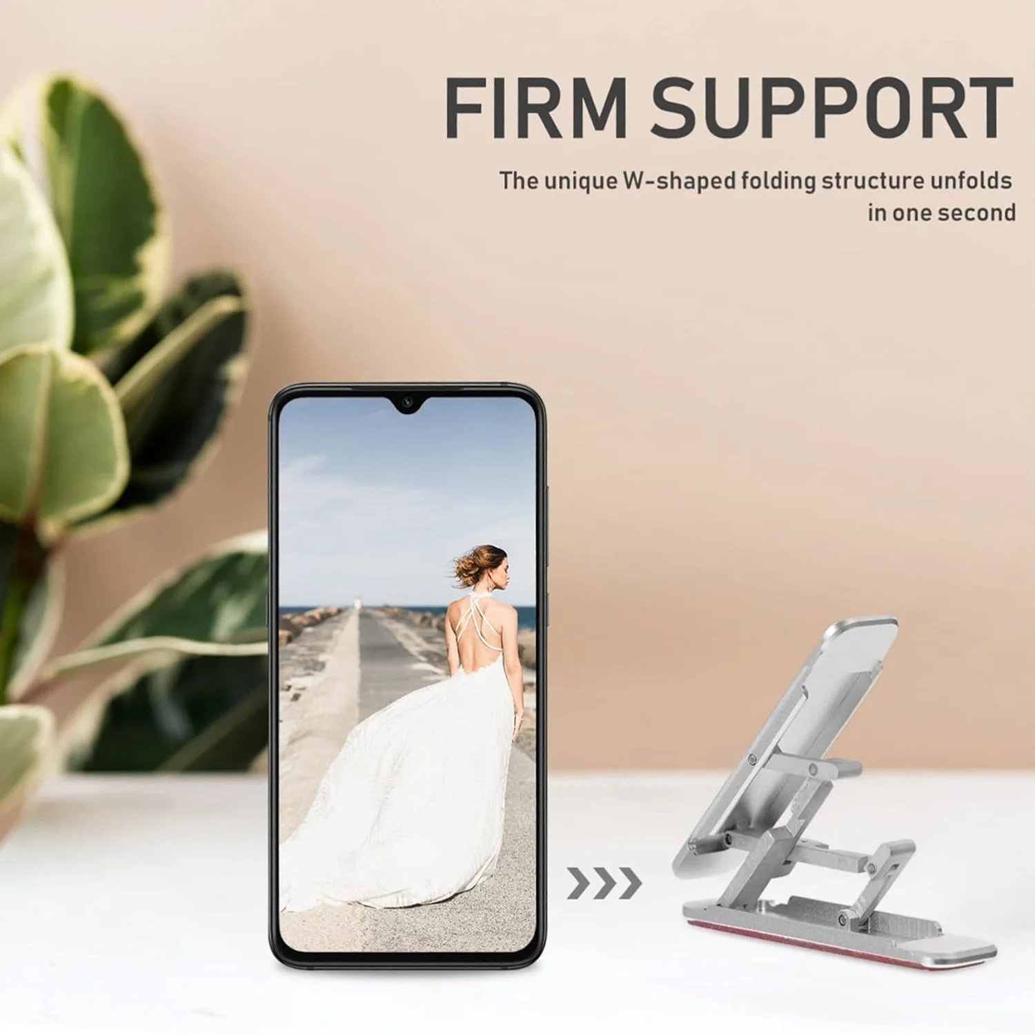 Adhesive Folding Bracket Phone Stand (1 Pc) - Image 7