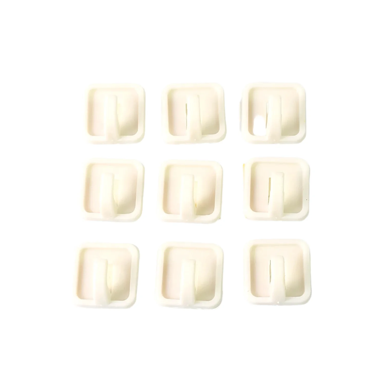 Adhesive Hooks for Wall Hanging Clothes Strong Adhesive Hooks (9 pcs Set) - Image 4