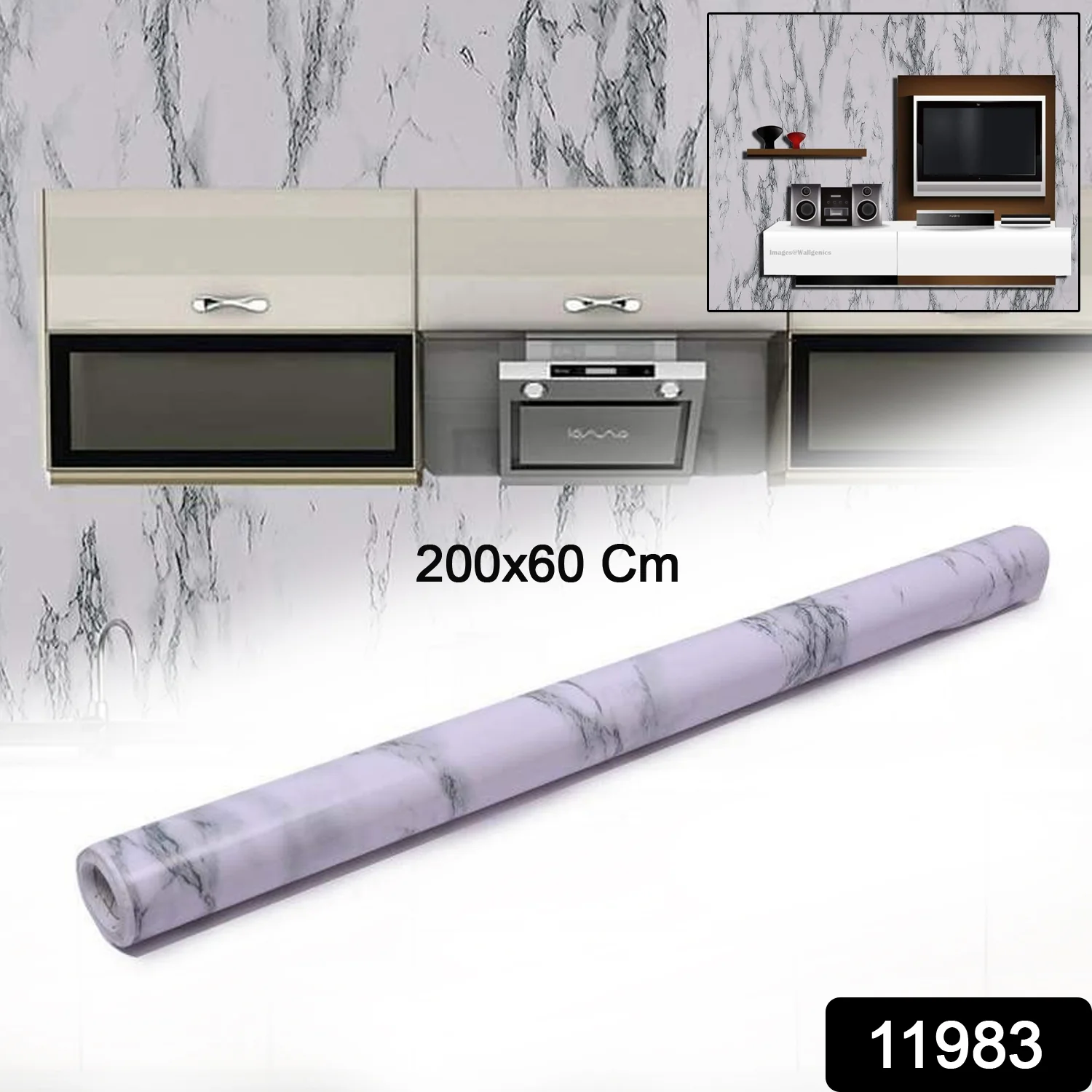 Adhesive Kitchen Wallpaper (2m x 60 Cm) - Image 2