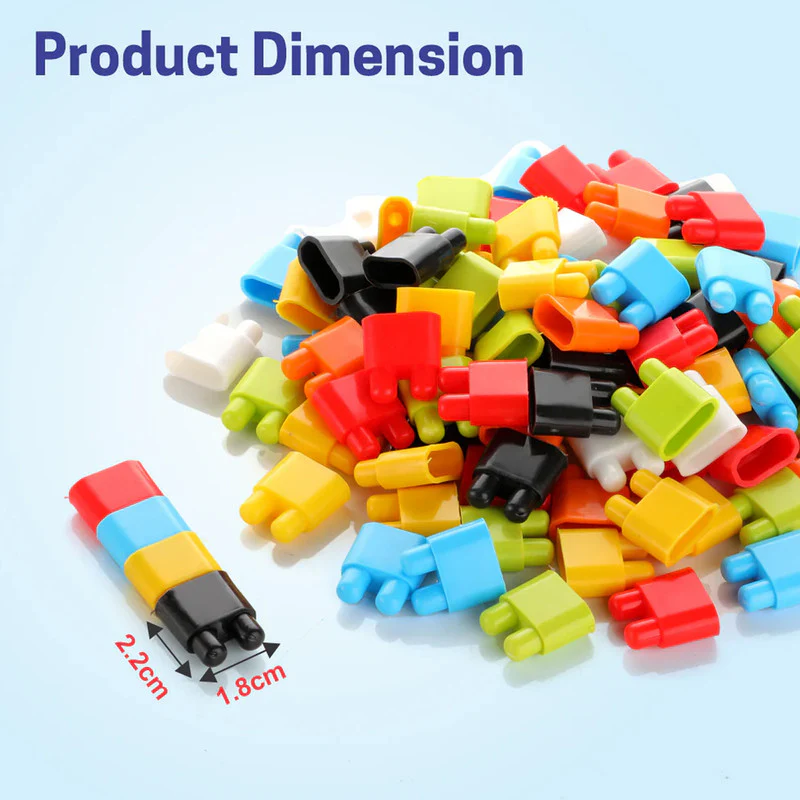 Aditi Bullet Puzzle Building Blocks | Creative Construction Toy Set for Kids - Image 4