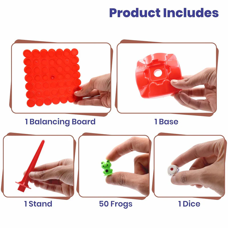 Aditi Froggy Wobble Balance Game for Kids – Fun Tilt & Stack Challenge - Image 4