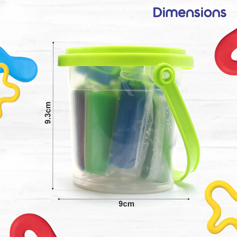 Aditi Kids Fun Dough Set with 20 Soft Dough Sticks and Shape Molds - Image 5