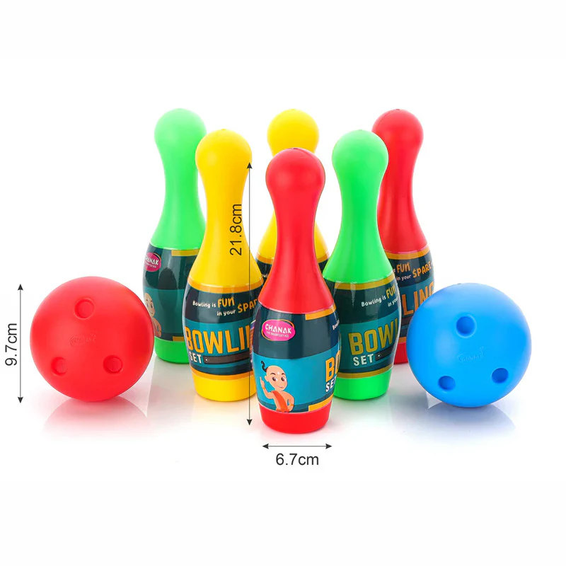 Aditi Kids Indoor Bowling Set with Colorful Pins & Soft Balls - Image 7