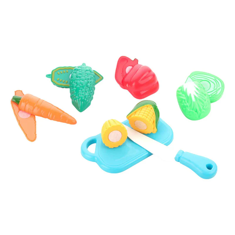 Aditi Kids Mini Vegetable Cutting Play Set with Knife & Board - Image 5