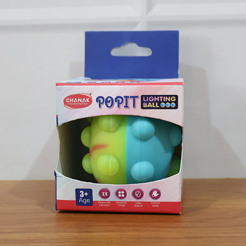 Aditi LED Pop-It Stress Ball – Light-Up Squeeze Toy - Image 7