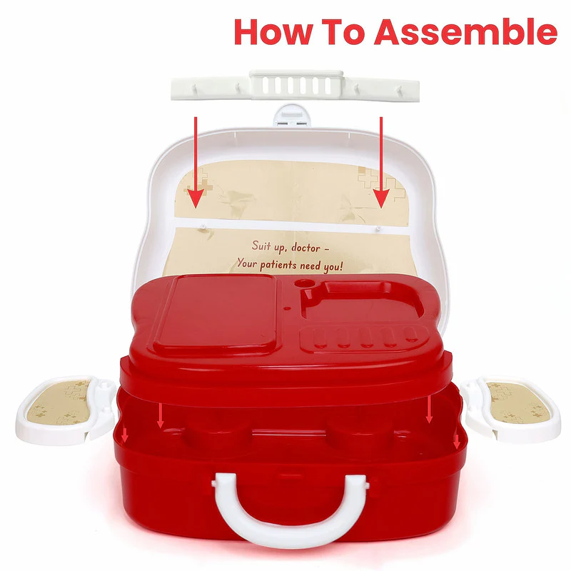 Aditi Little Doctor Play Set with 15 Medical Tools & Carry Case for Kids - Image 5