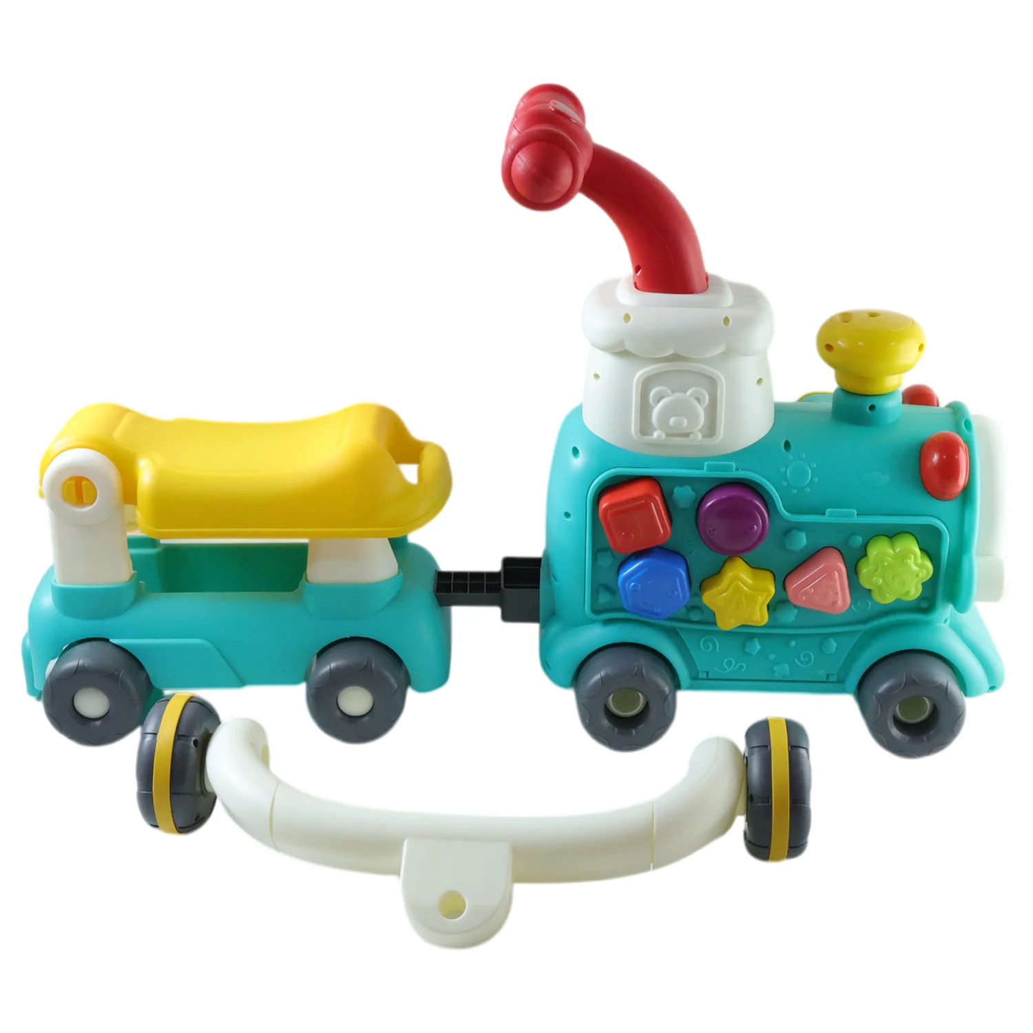 Aditi Tiny Train Baby Walker Ride-On Toy with Push Handle (1 Set) - Image 4