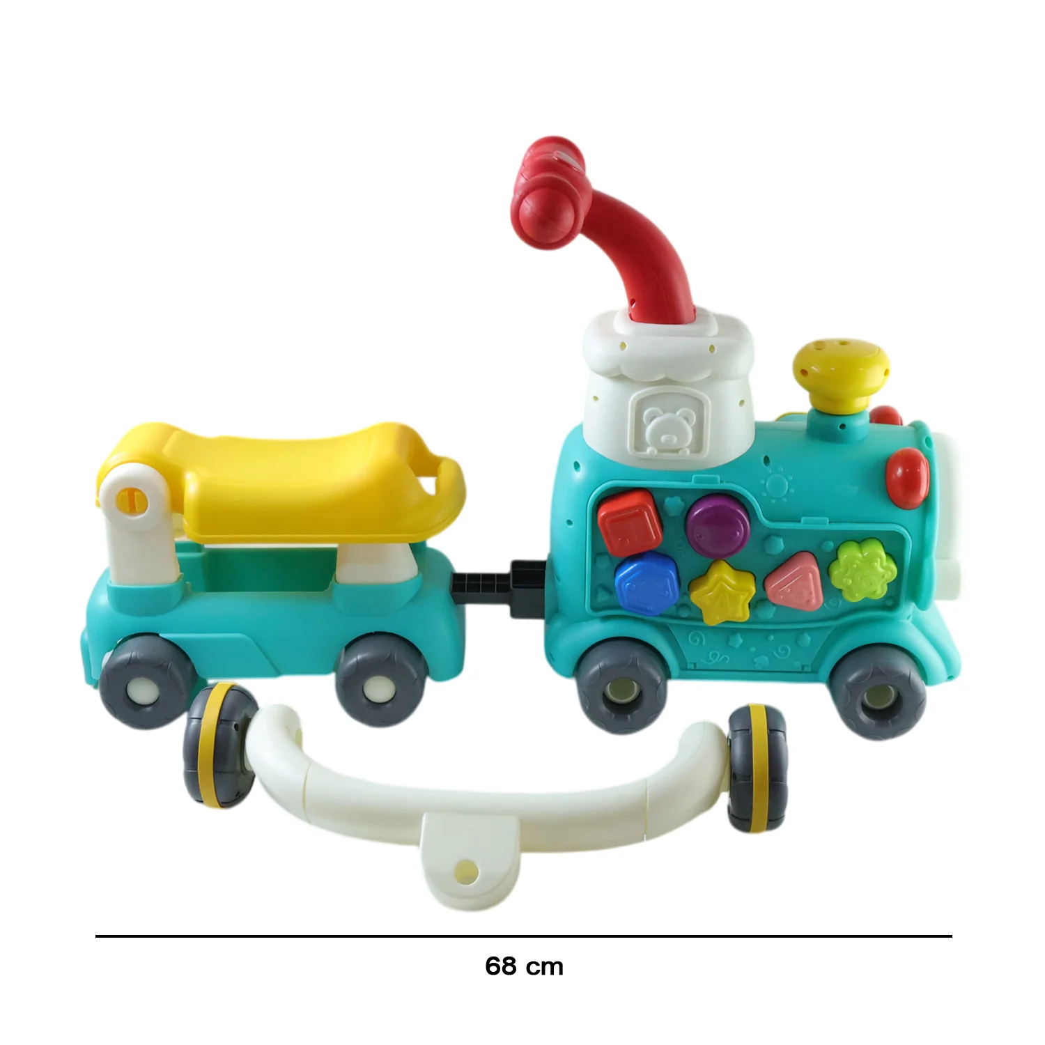 Aditi Tiny Train Baby Walker Ride-On Toy with Push Handle (1 Set) - Image 6