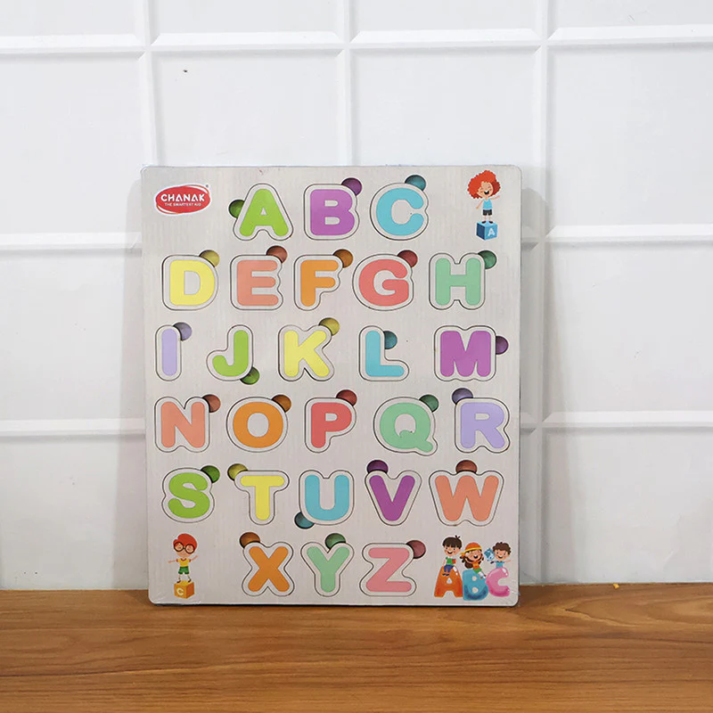 Aditi Wooden Alphabet Puzzle Board – Colorful A–Z Learning Toy for Kids - Image 7
