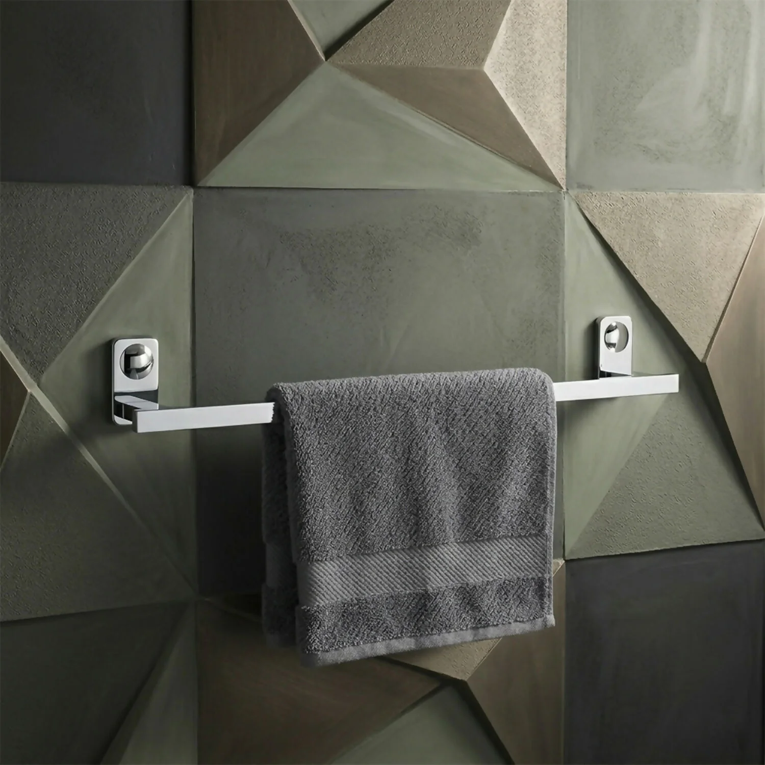 Adjustable 24 Inch Single Bath Towel Bar Rack for Bathroom Accessories Stainless Steel Towel Holder - Image 3