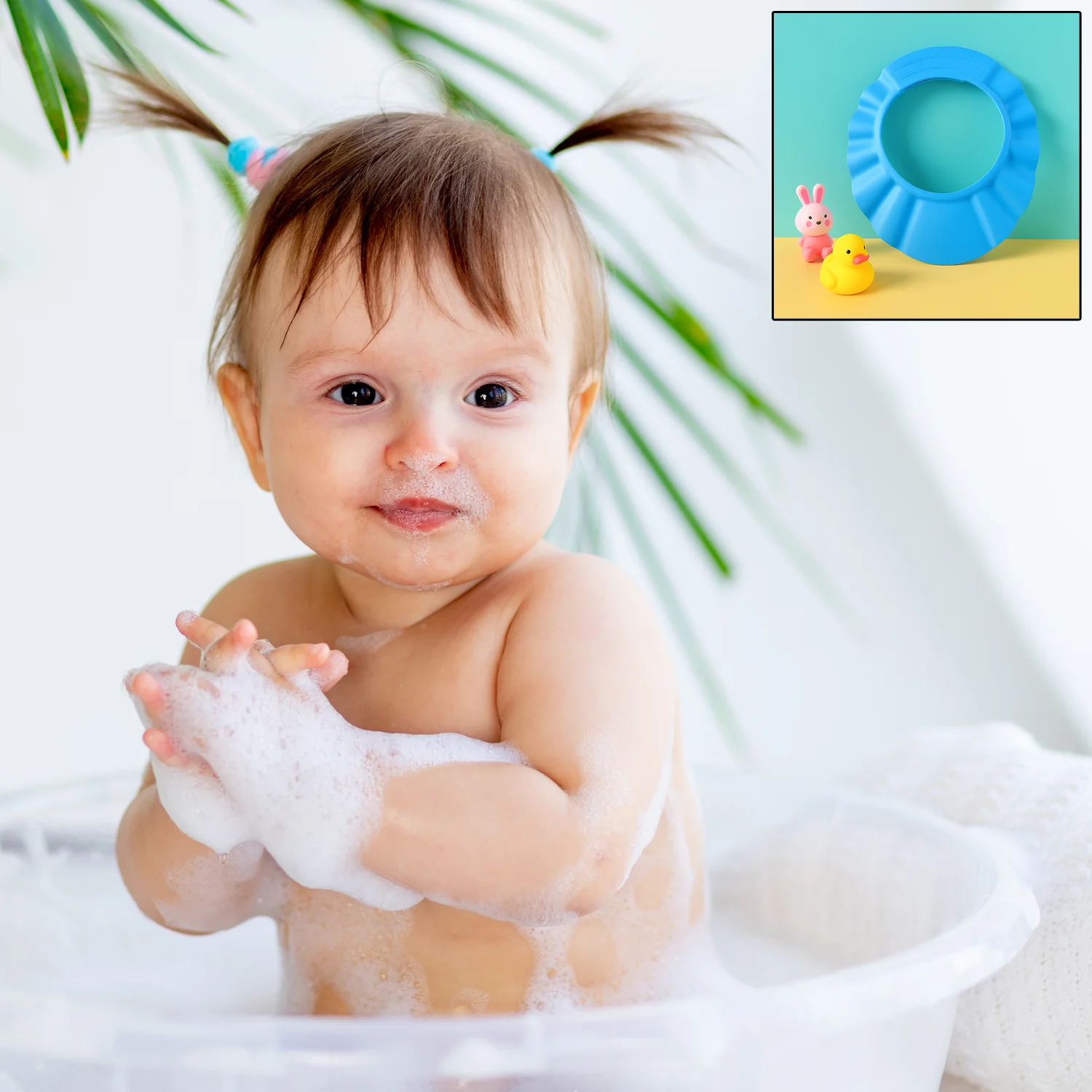 Adjustable Baby Shower Cap / Hat (1 Pc) - Image 4
