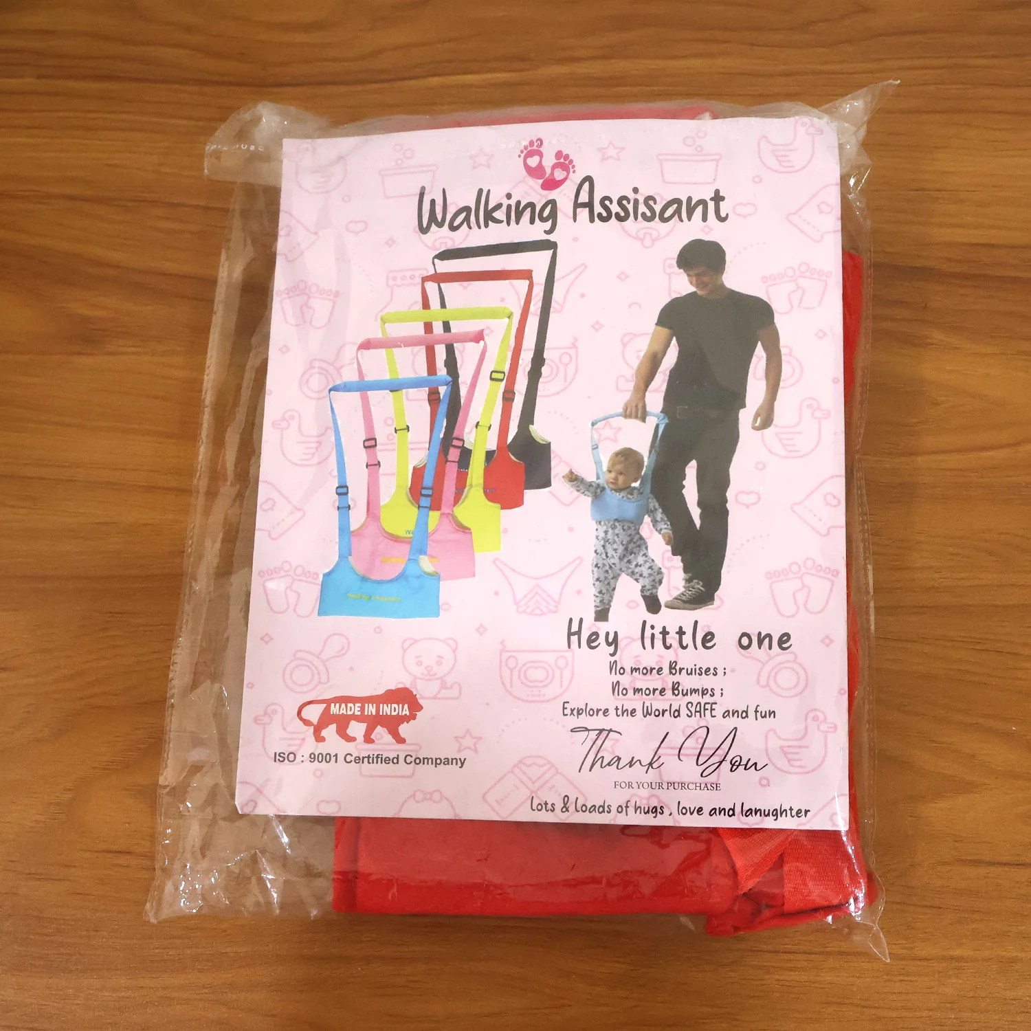 Adjustable Baby Walking Assistant Harness with Safety Support Belt (1 Pc) - Image 9