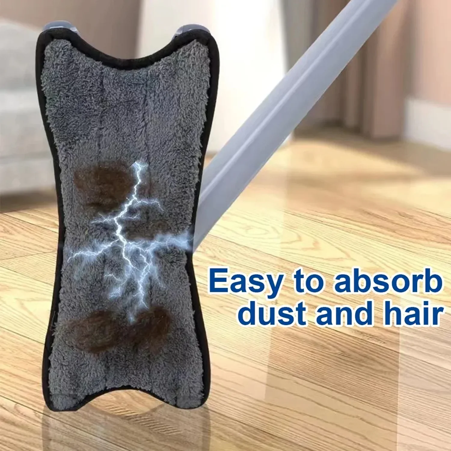 Adjustable 360° Flat Hand Mop: Floors, Walls, Ceilings (Easy Squeeze) - Image 7
