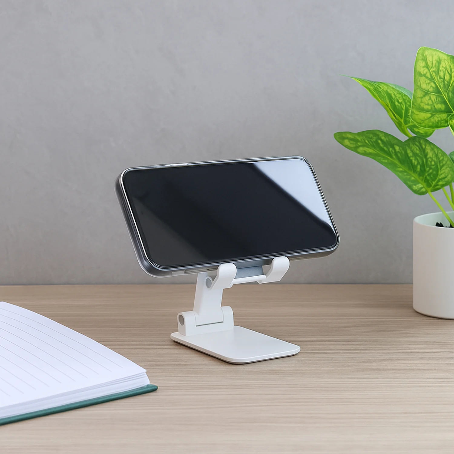 Adjustable Foldable Desktop Mobile Stand - (1 Pc) - Image 4