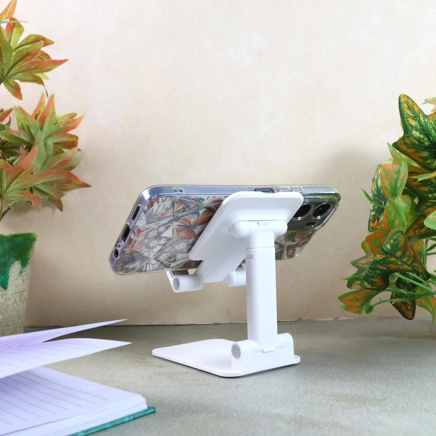 Adjustable Foldable Desktop Mobile Stand - (1 Pc) - Image 6