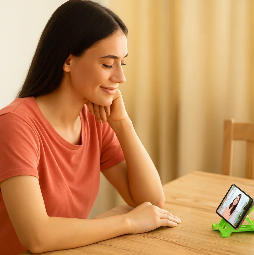 Adjustable 4 Steps Foldable Mobile Stand Holder (1 pc) - Image 6