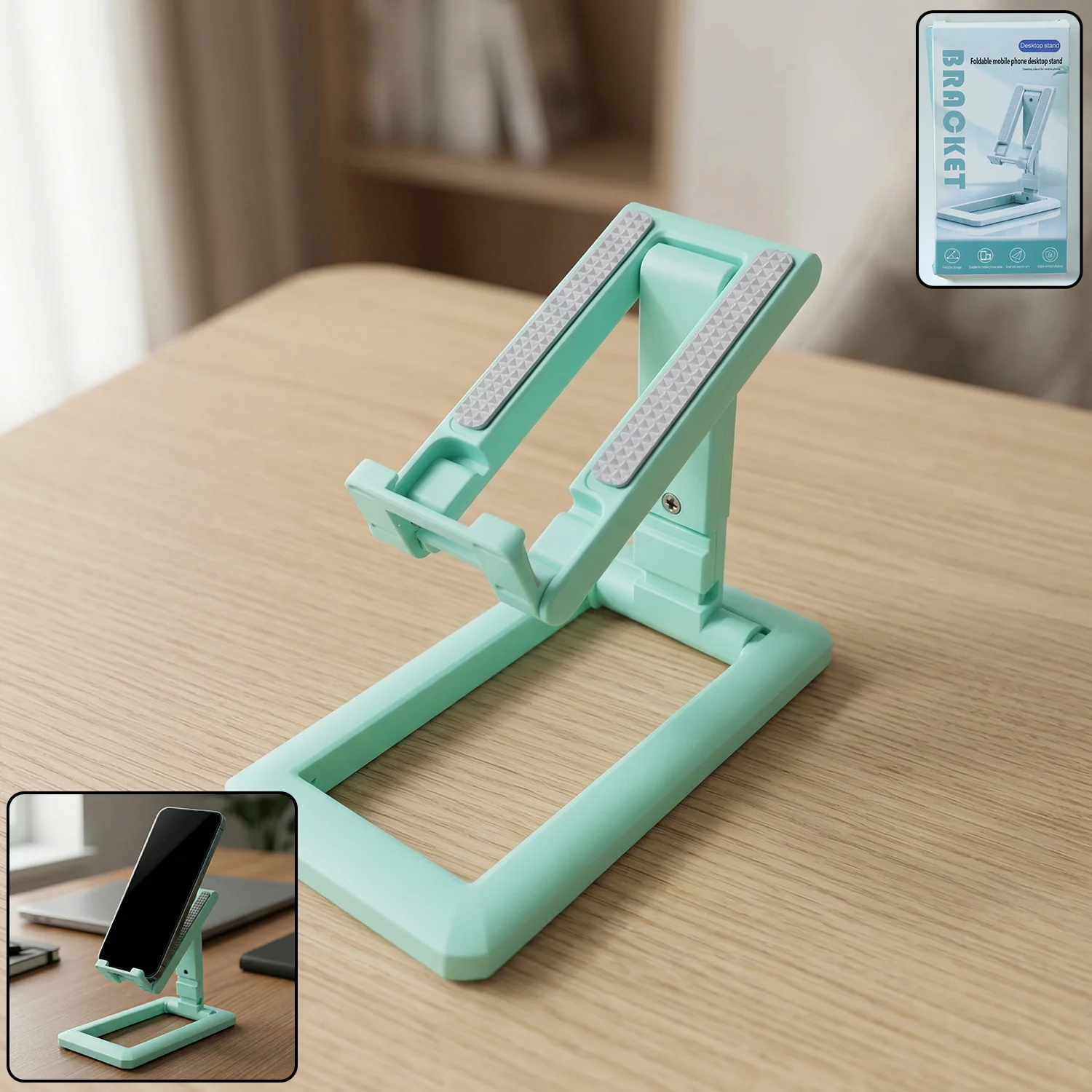 Plastic Foldable Mobile Phone Stand (1 Pc) - Image 3
