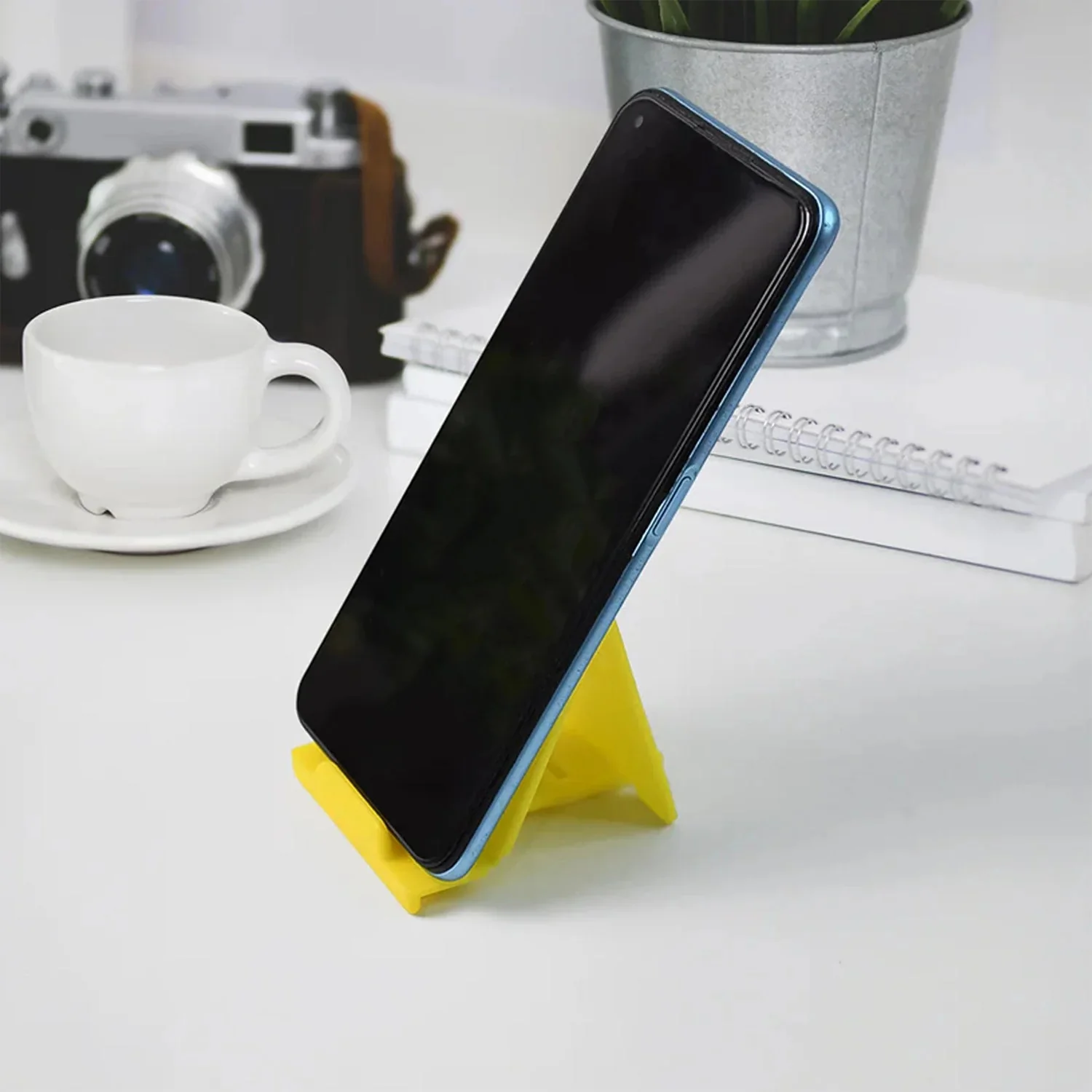 Adjustable Foldable Plastic Mobile Phone Stand (1 Pc / Mix Color) - Image 8