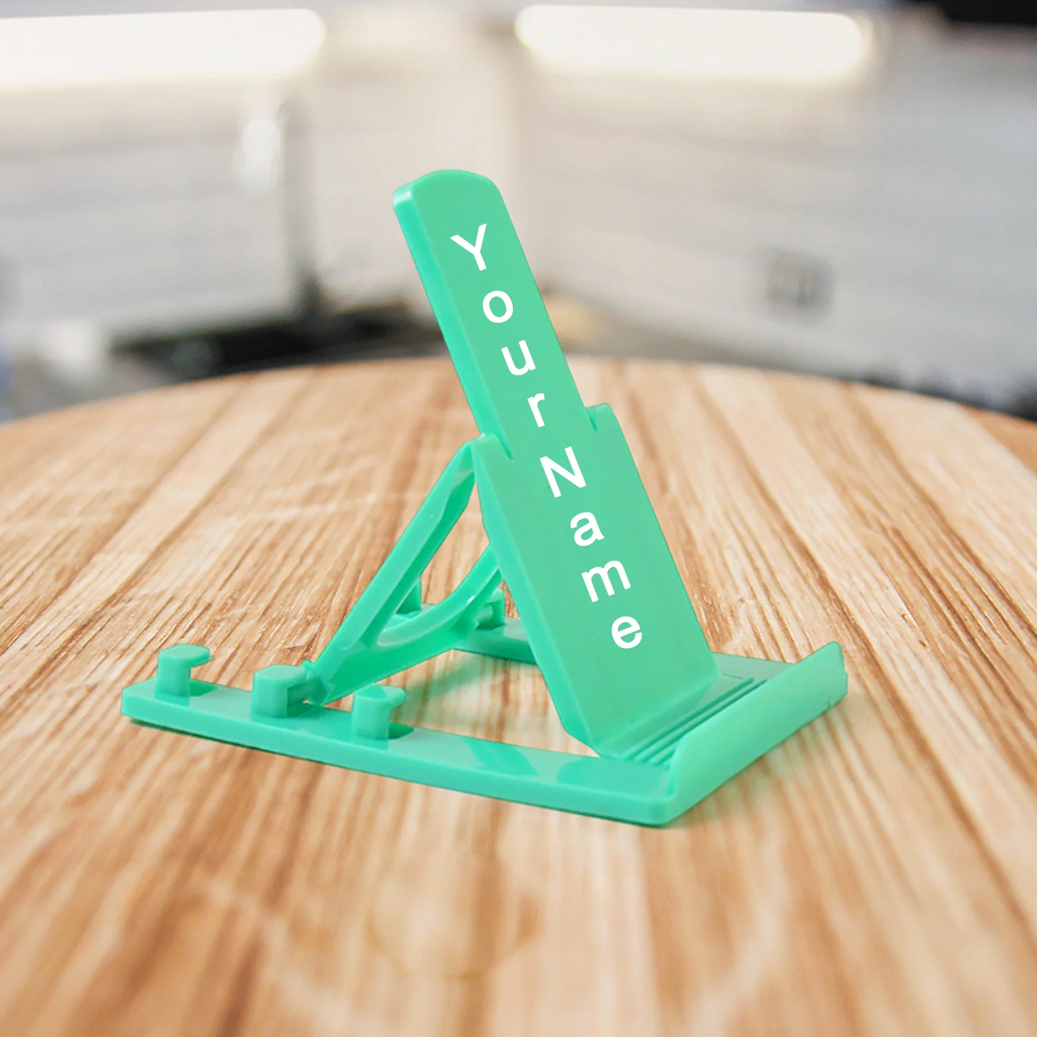 Adjustable Foldable Plastic Mobile Phone Stand Holder (2 Pc) - Image 3