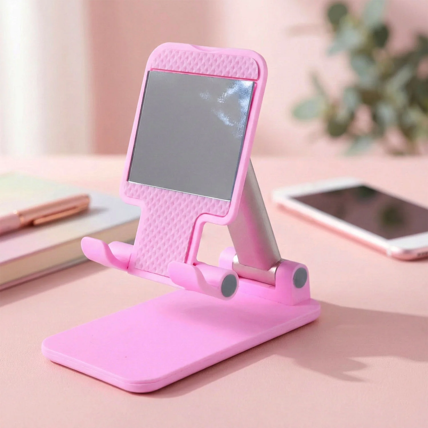 Adjustable Folding Desktop Mobile Phone Stand Holder (1 Pc) - Image 5