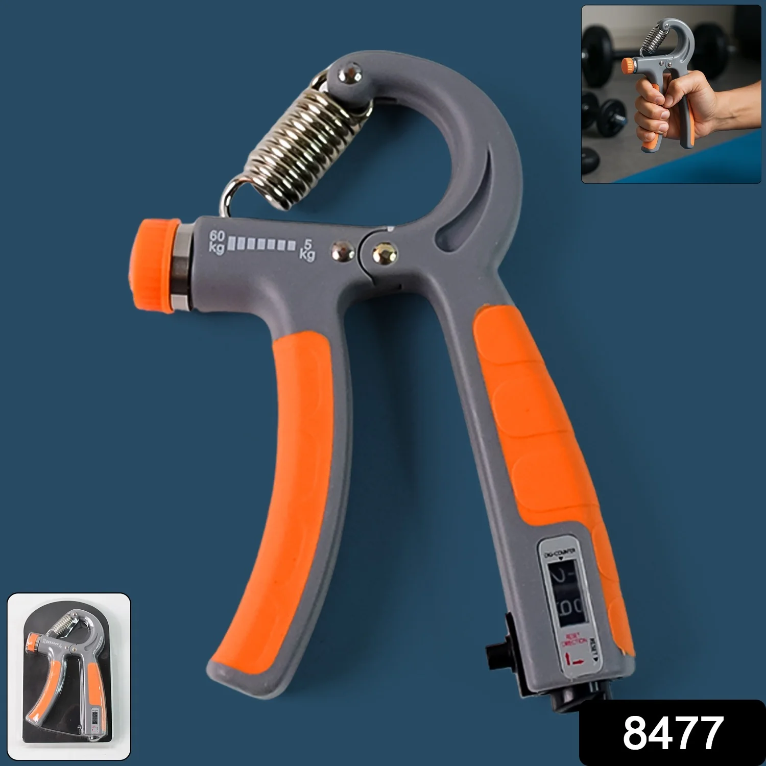 Adjustable Hand Grip Strengthener with Counter (1 Pc) - Image 2