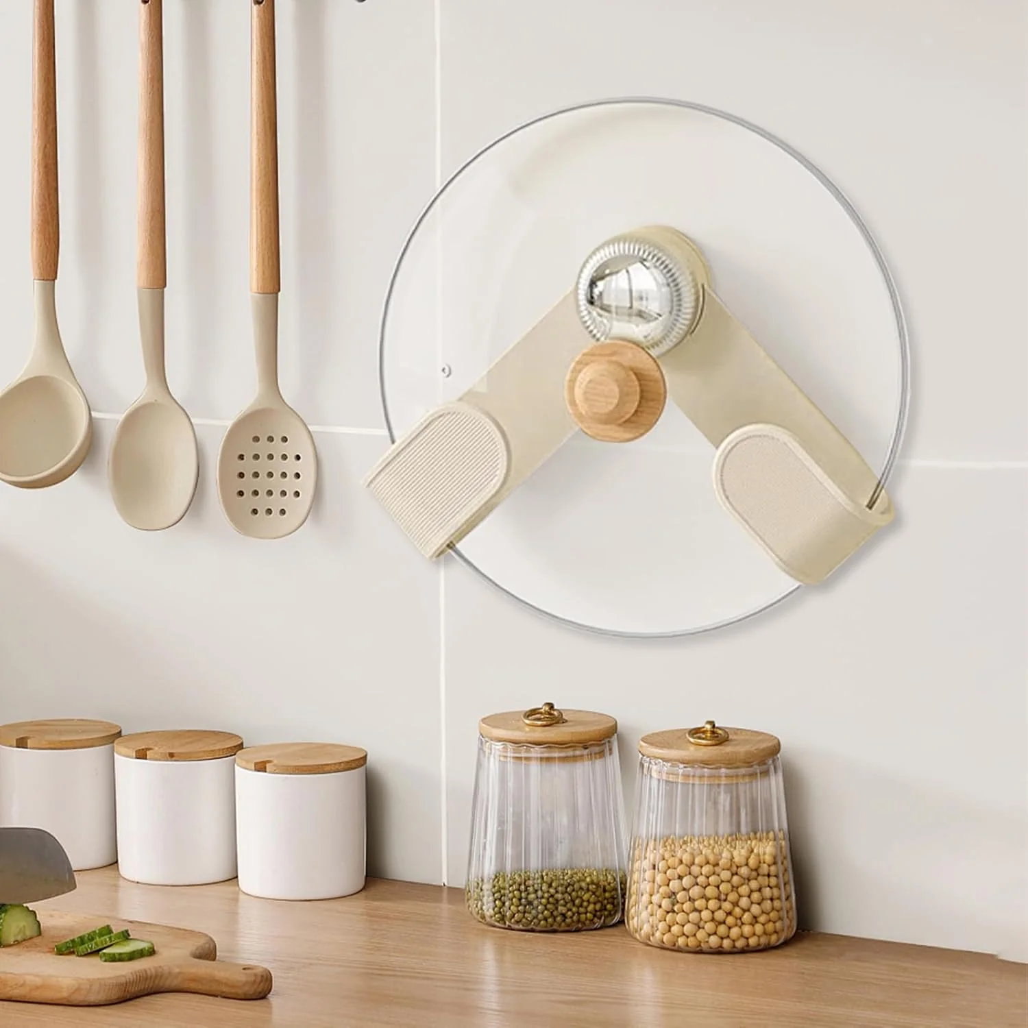 Adjustable Kitchen Pot Lid Holder Clip (1 Pc) - Image 7