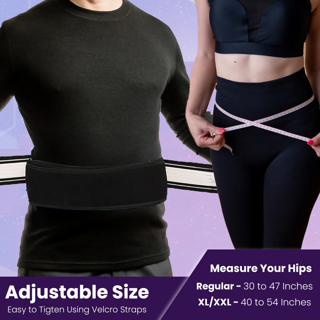 Adjustable Large Size Hip Support Belt for Back & SI Joint Relief - Image 4
