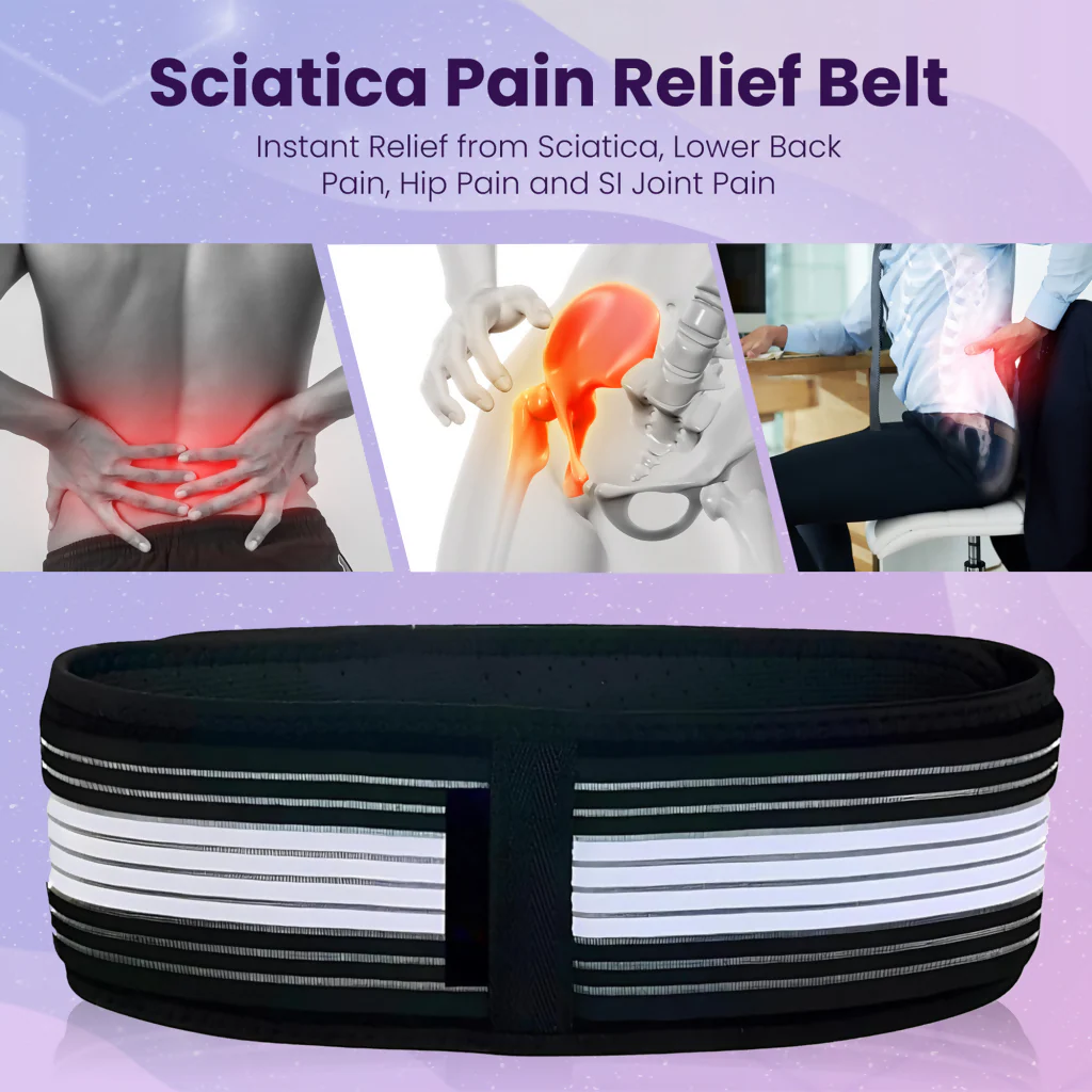 Adjustable Large Size Hip Support Belt for Back & SI Joint Relief - Image 7