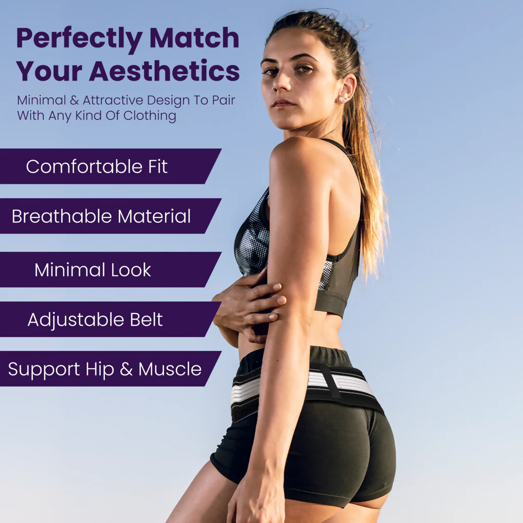 Adjustable Large Size Hip Support Belt for Back & SI Joint Relief - Image 9