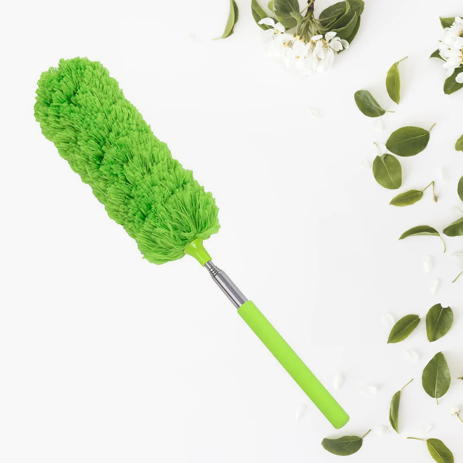 Adjustable Long Handle, Microfiber Duster for Cleaning, Microfiber Hand Duster Washable Microfiber Cleaning Tool Extendable Dusters for Cleaning Office, Car, Computer, Air Condition, Washable Duster - Image 6