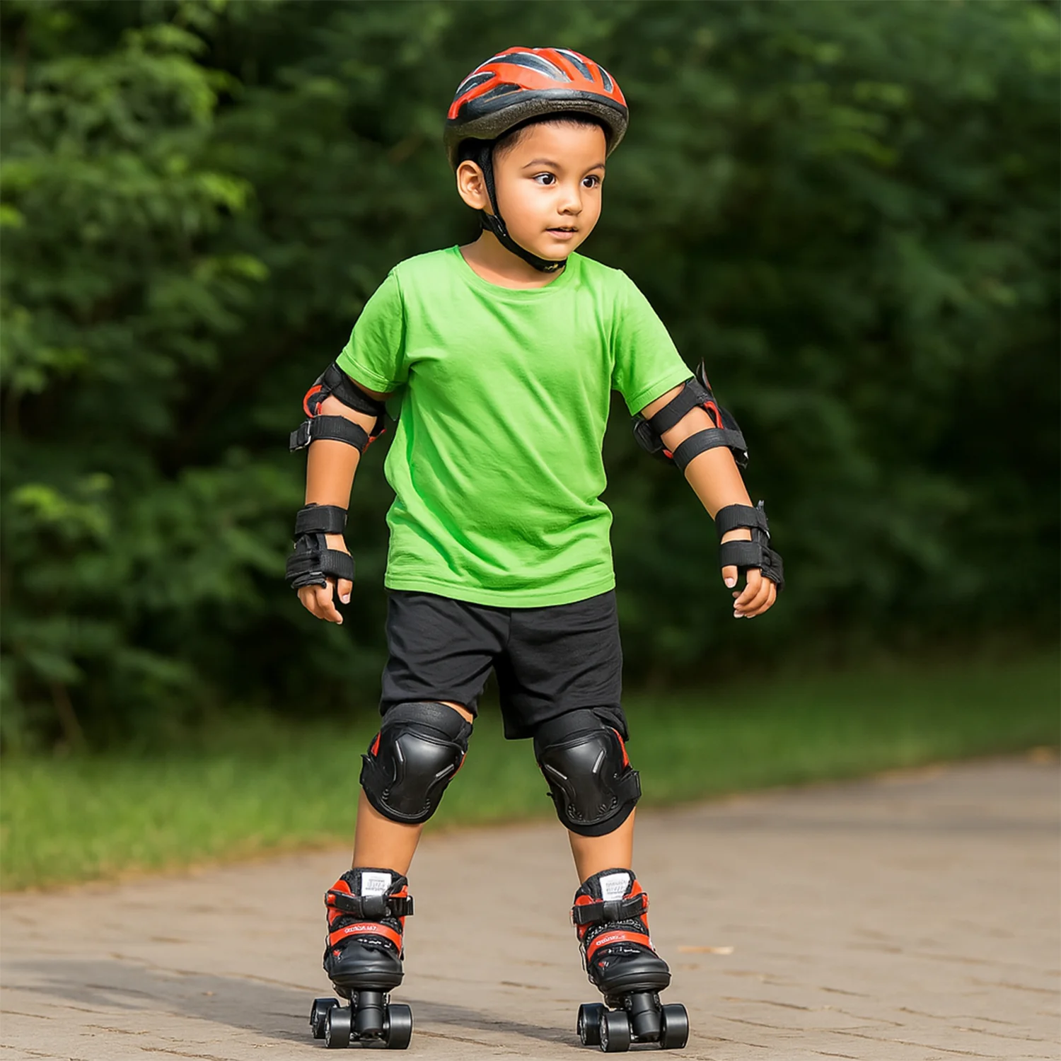 Adjustable Quad Roller Skates for Kids (1 Pair) - Image 3