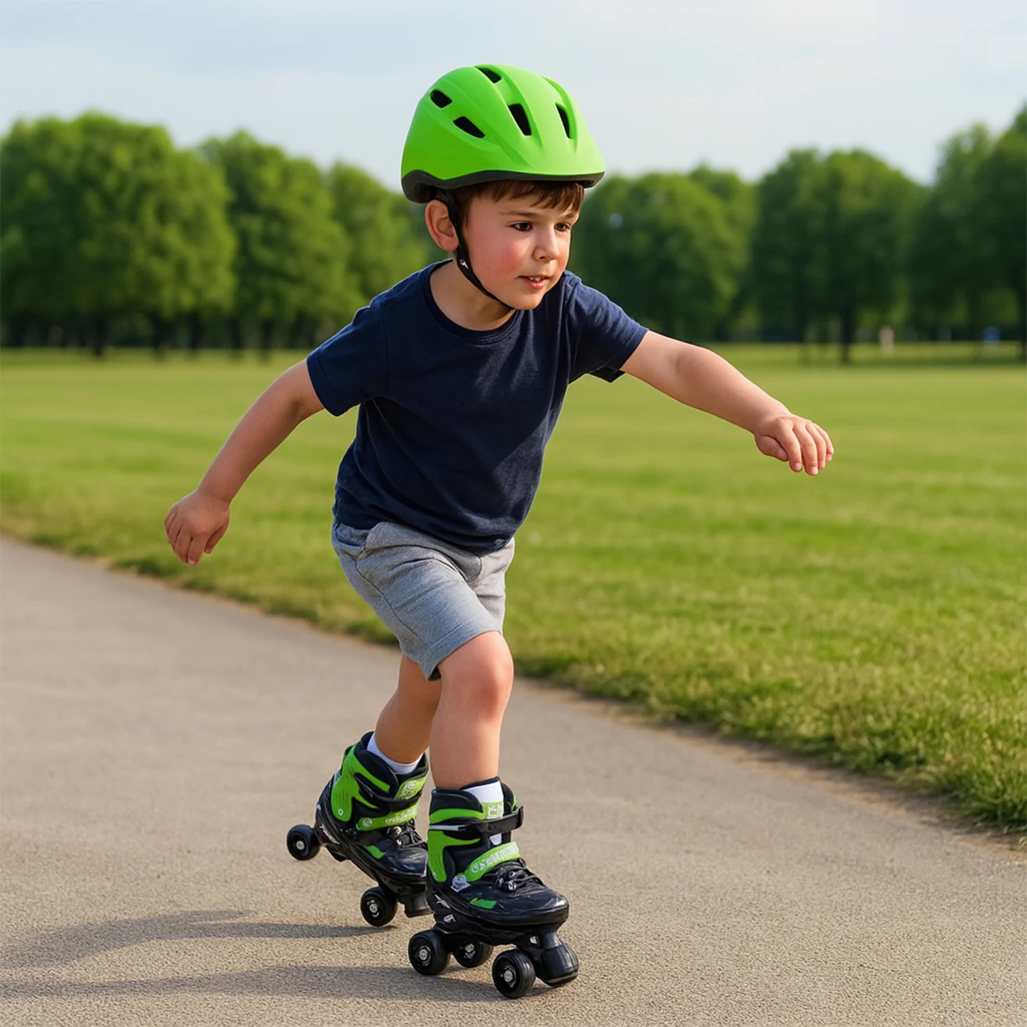Adjustable Quad Roller Skates for Kids (Large / 1 Pair) - Image 7