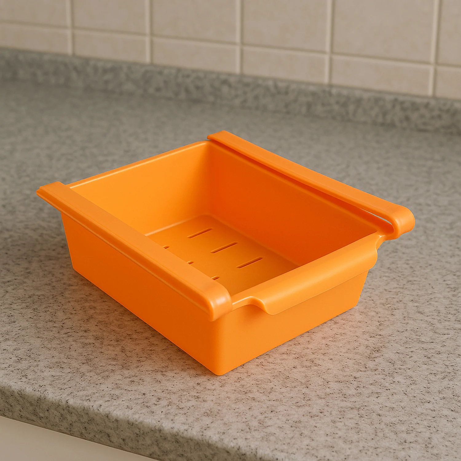 Adjustable Sliding Refrigerator Storage Basket (1 Pc) - Image 3