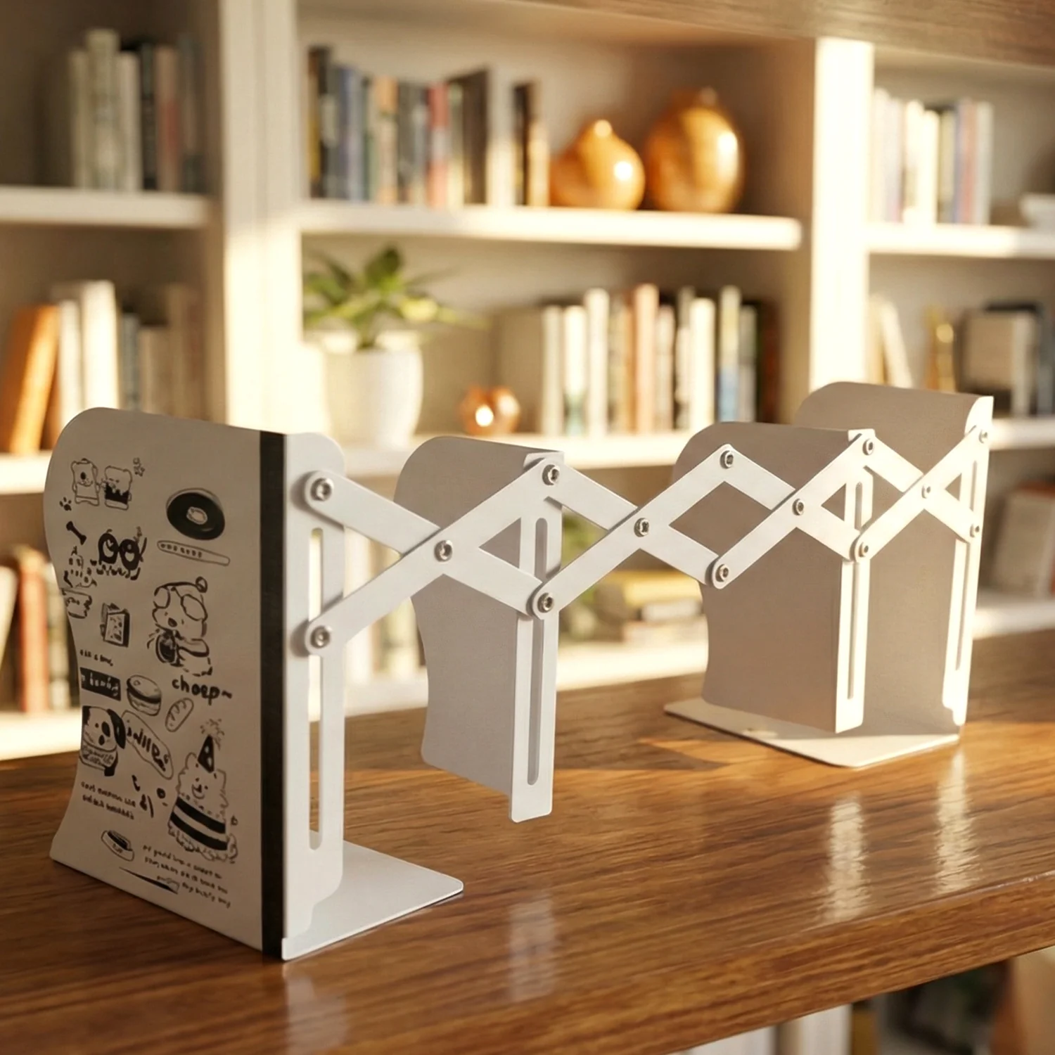 Adjustable Telescopic Iron Desk Book Stand (1 Pc) - Image 7