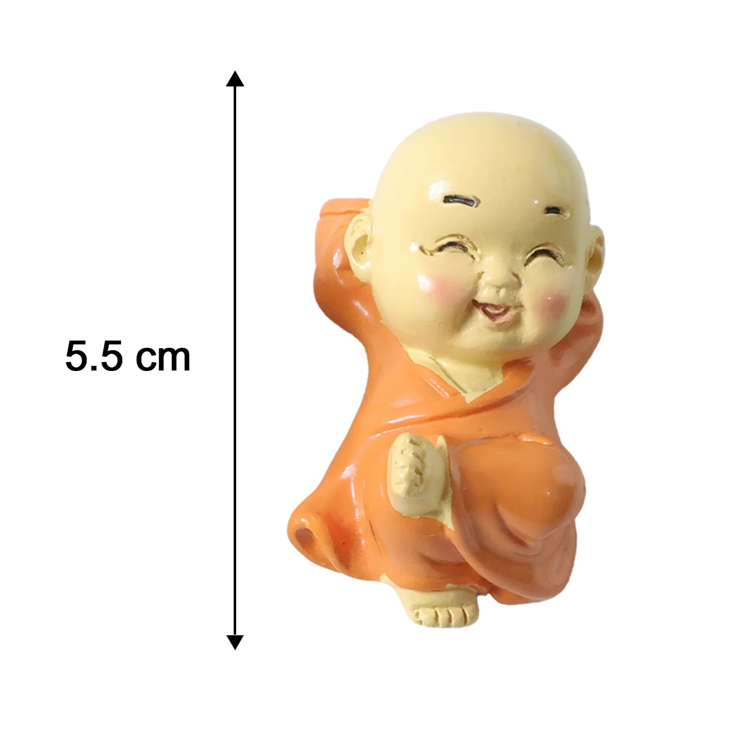 Adorable Mini Monk Buddha Idol Set (8 Pc) - Image 6