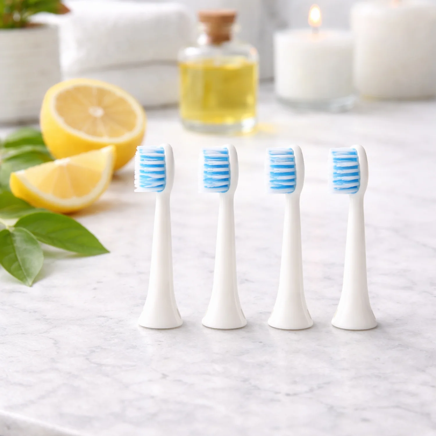Electric Toothbrush With 4  Extra Head (1 Pc, Battery Included, Mix Color) - Image 4