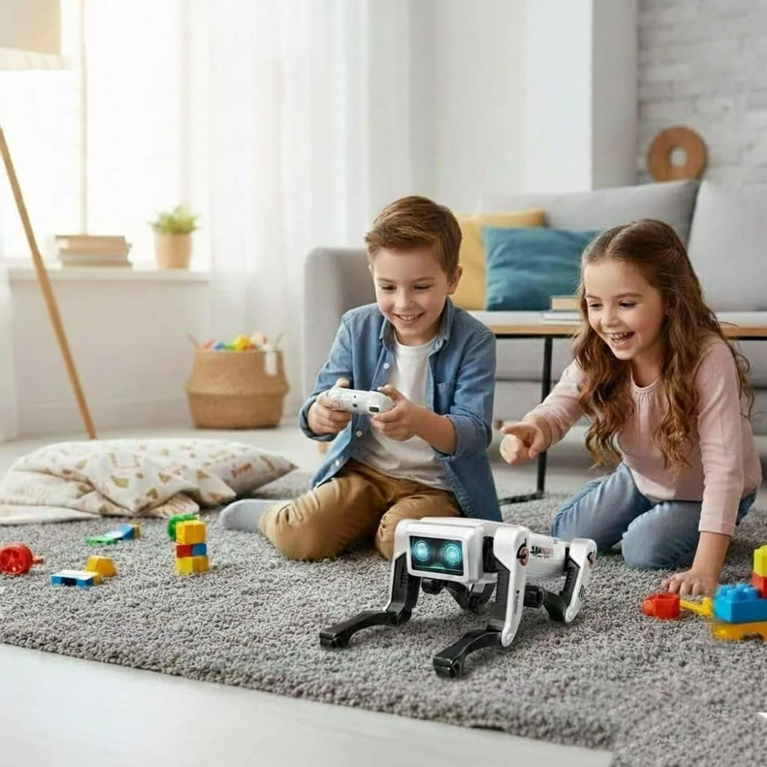 Advanced Intelligent AI Robot Dog Toy for Kids (1 Set / Big) - Image 3