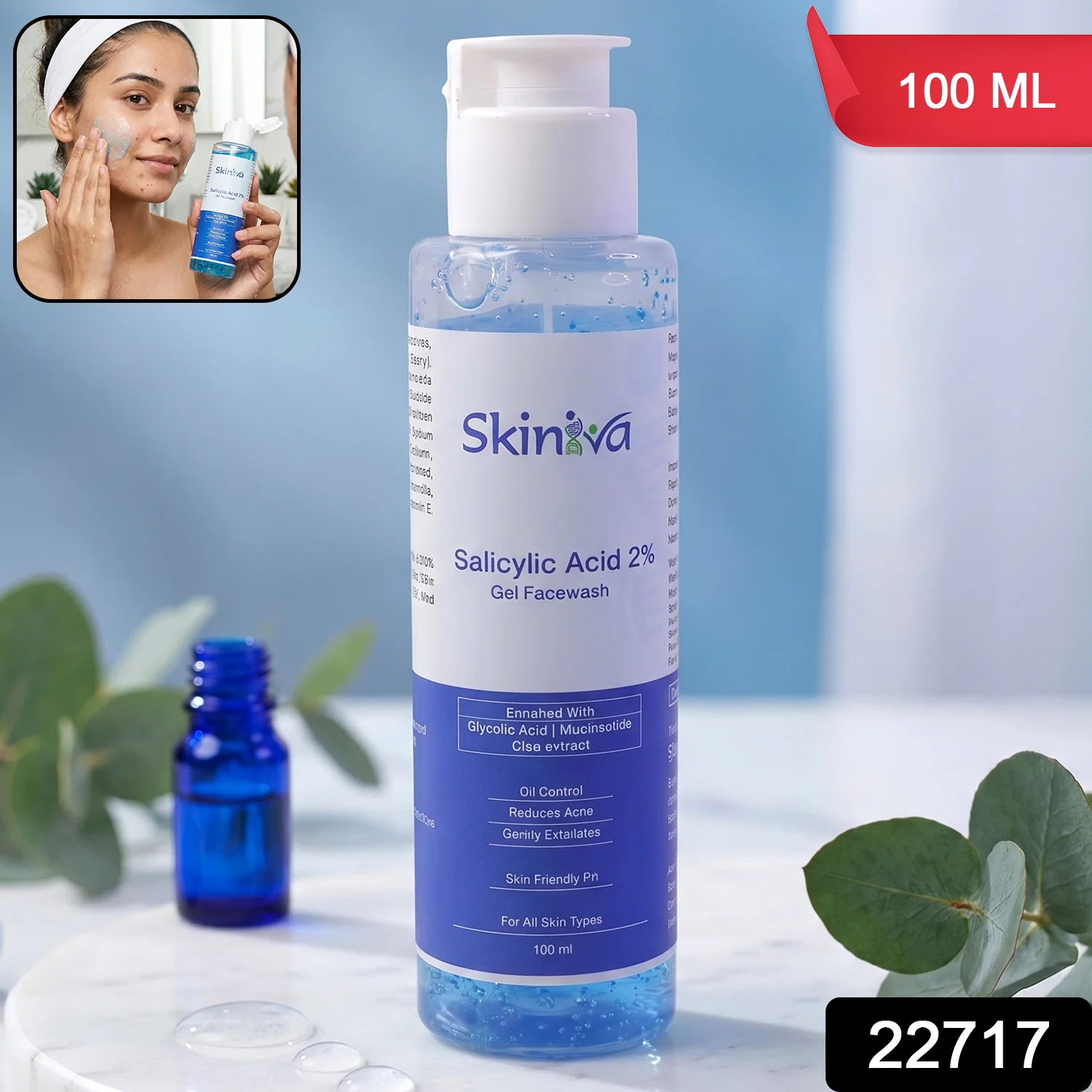 Advanced 2% Salicylic Acid Gel Facewash for Acne & Oily Skin - Image 2