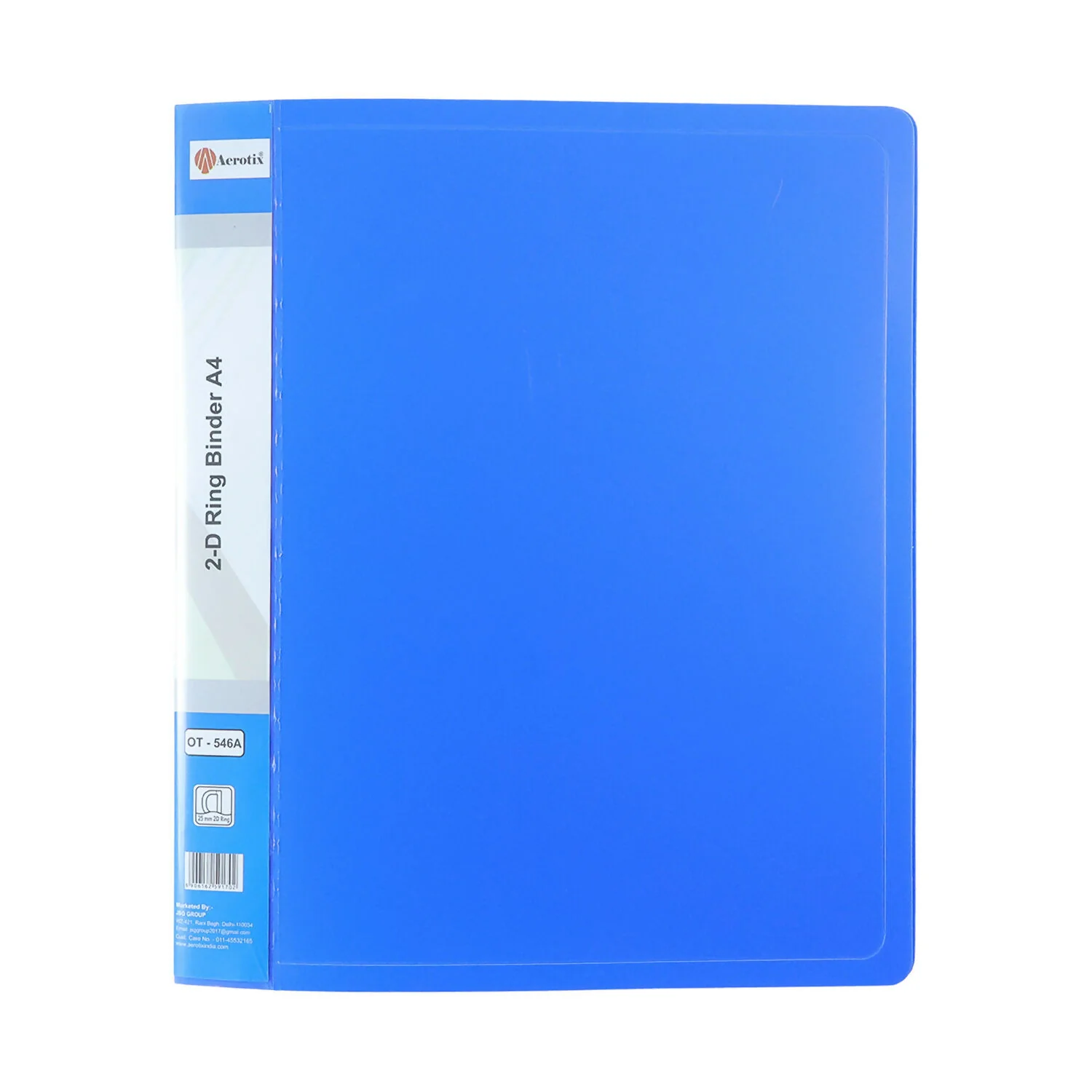 Aerotix A4 2-D Ring Binder File Folder with Inside Pocket for School, Office - Image 5