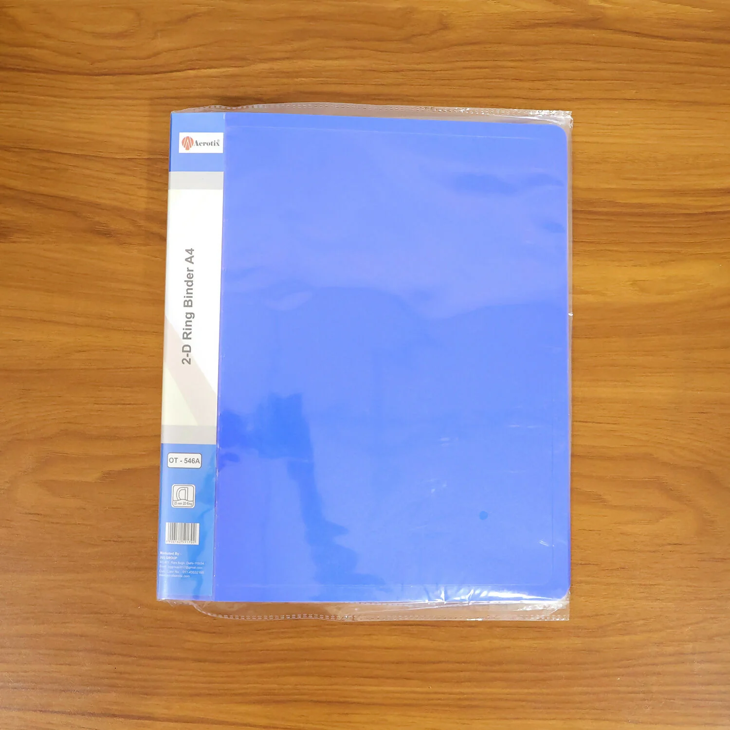 Aerotix A4 2-D Ring Binder File Folder with Inside Pocket for School, Office - Image 7