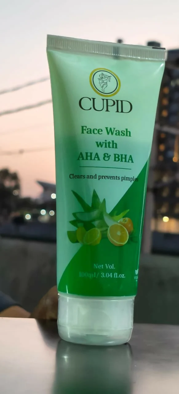 AHA BHA Face Wash Gel Deep Clean Pimple Control Skin Care Cleanser (100 Ml) - Image 7