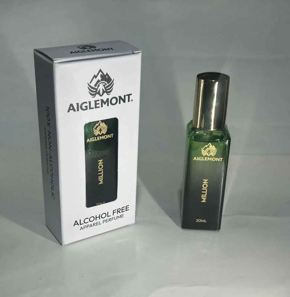 Aiglemont Million Alcohol-Free Long Lasting Perfume Spray for Men & Women 20ml - Image 4