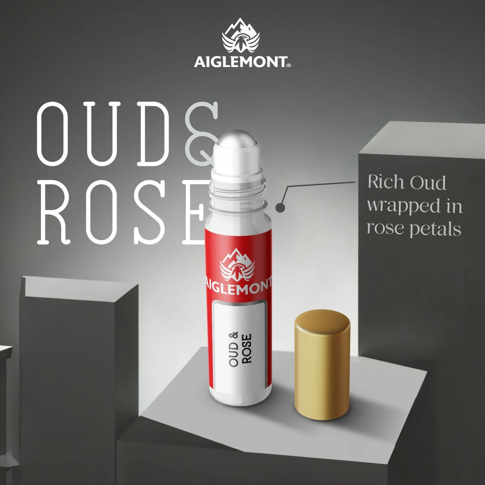 Aiglemont Non-Alcoholic Roll on Attar Combo Set (4Pcs x 6ml) - Image 3