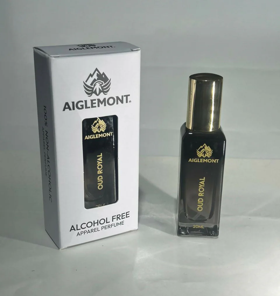 Aiglemont Oud Royal Alcohol-Free Long Lasting Perfume Spray for Men & Women 20ml - Image 4