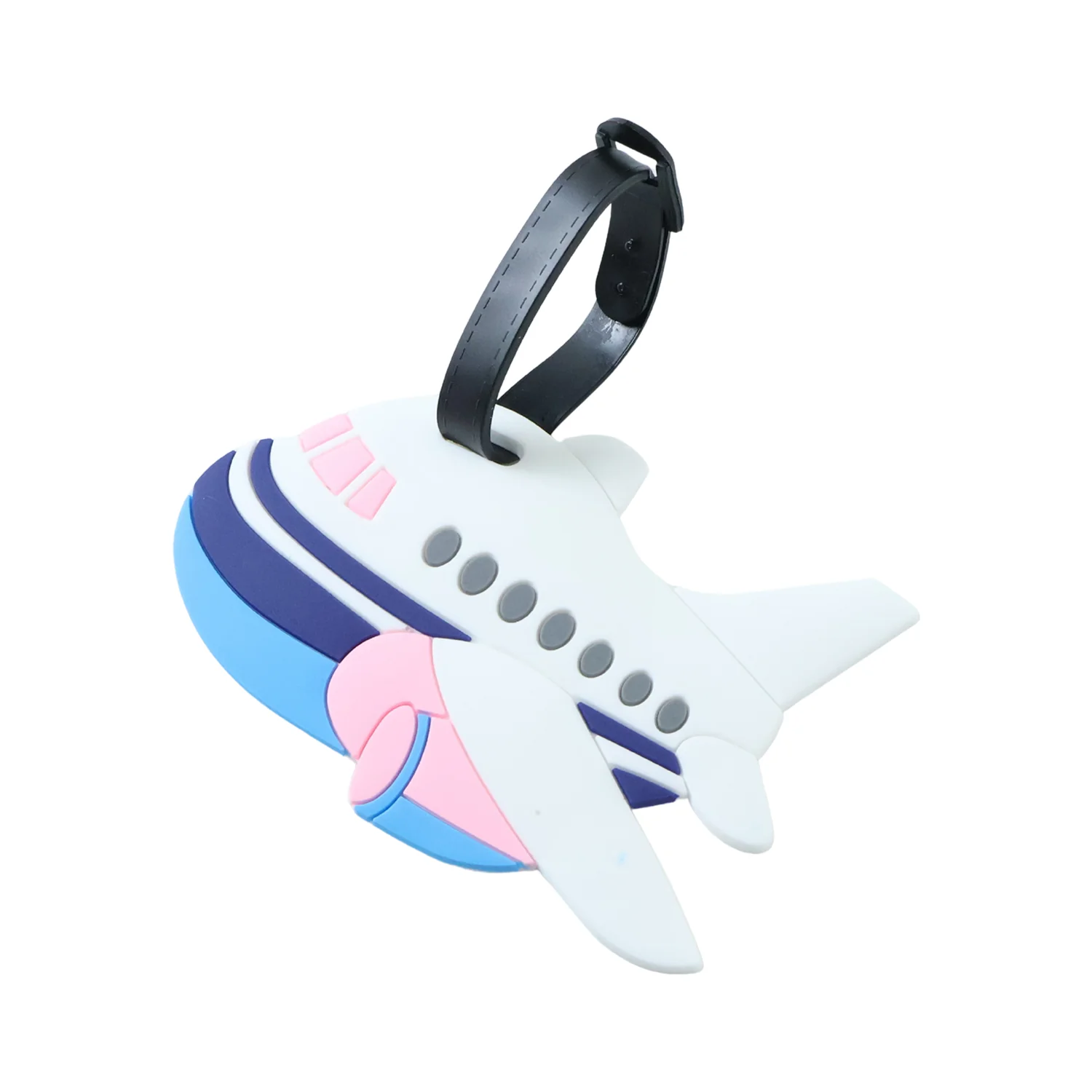 Airplane Shape Travel Identification Luggage Bag Tag (1 Pc) - Image 5