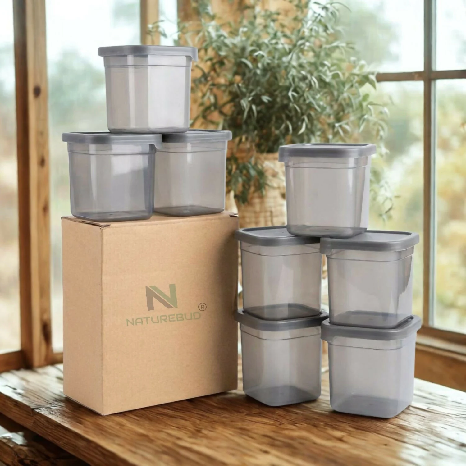 Airtight Kitchen storage container 700 ml Pack of 8 - Image 2