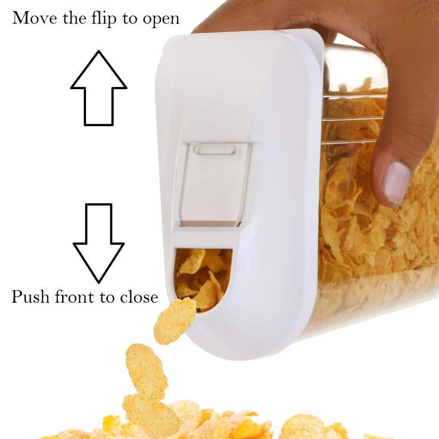 Airtight Lock & Pour Kitchen Storage Container (1 Pc) - Image 4