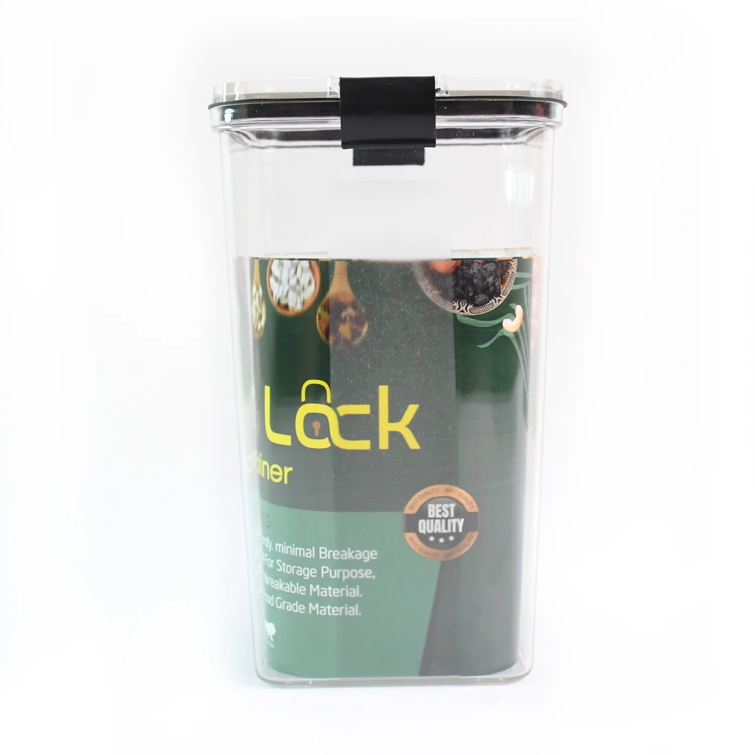 1700 ML Airtight Lock & Lock Plastic Storage Container (1 Pc) - Image 5