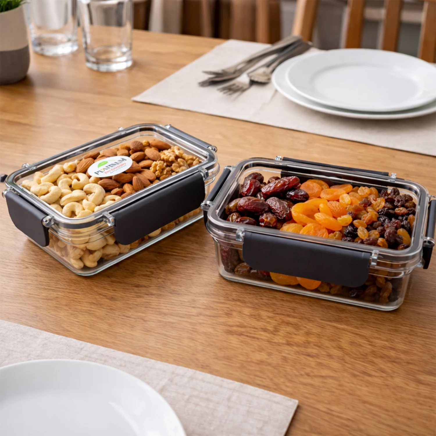 Airtight Sealed Food Storage Container Set (2 Pc Set, 350 ML Approx) - Image 3