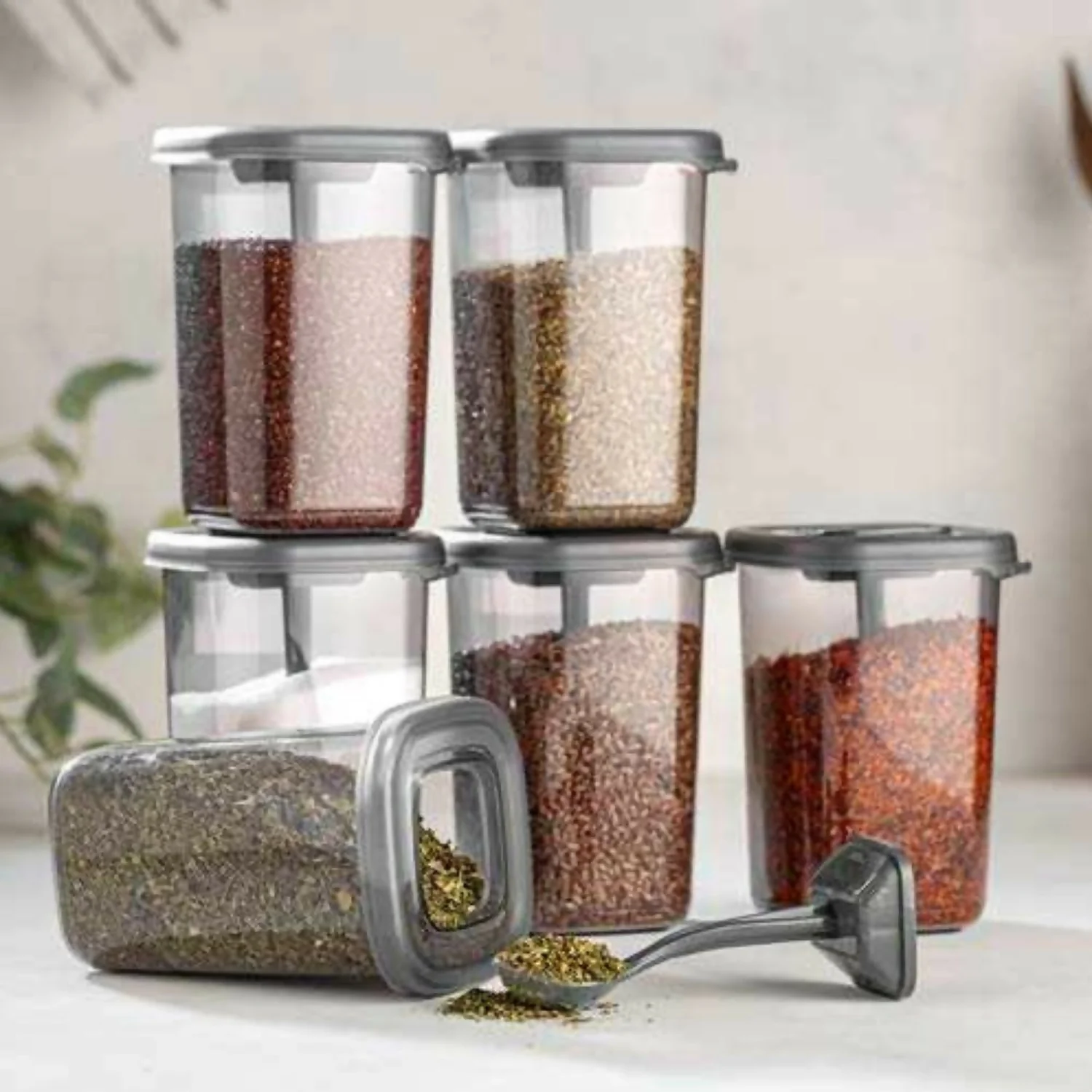 Airtight Spoony Container pack of 6 - Image 2